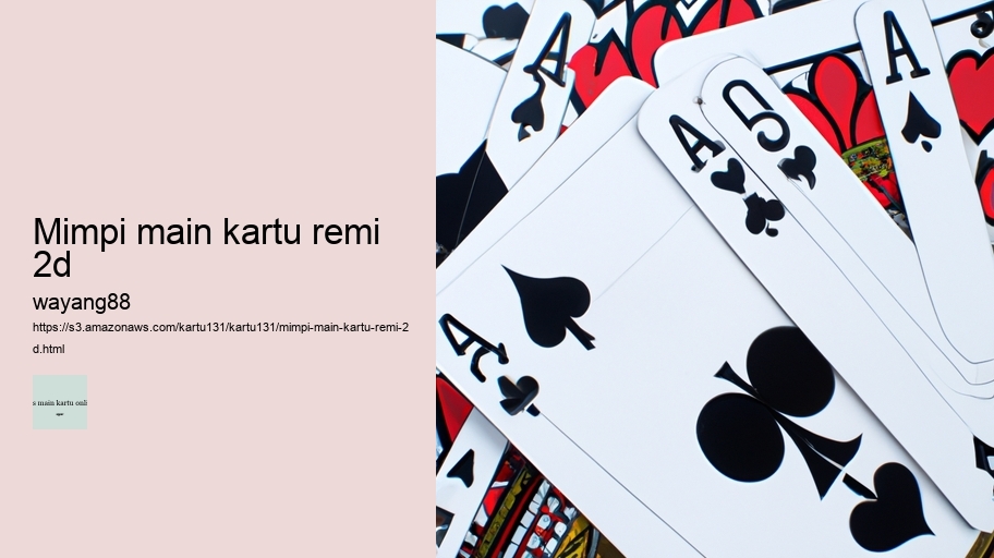 mimpi main kartu remi 2d